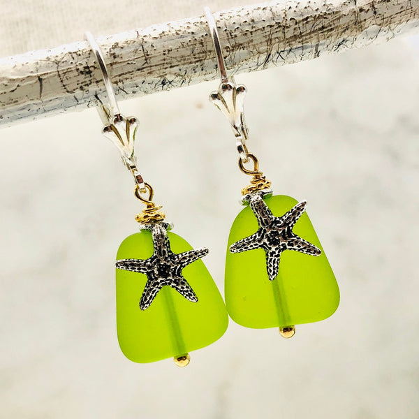 Pebble Starfish Earrings