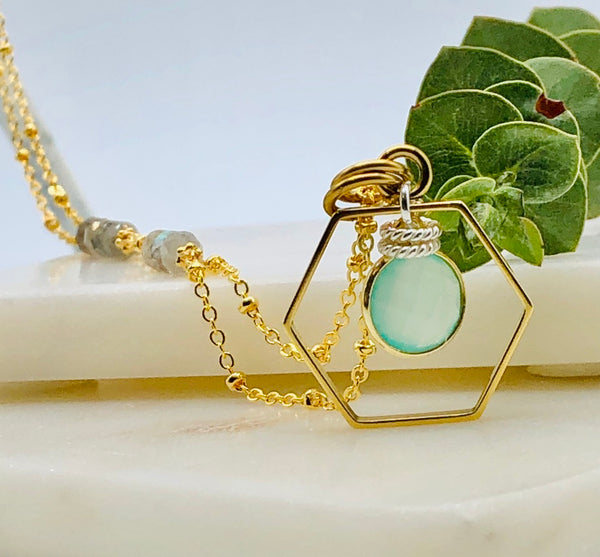 Honey Gemstone Pendant