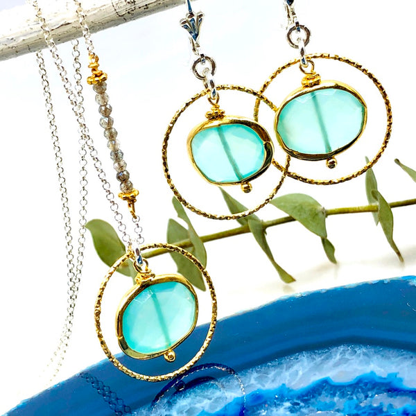 Sophia Gemstone Earring