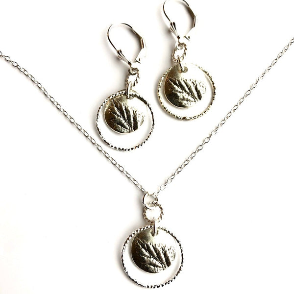Framed Fern Necklace
