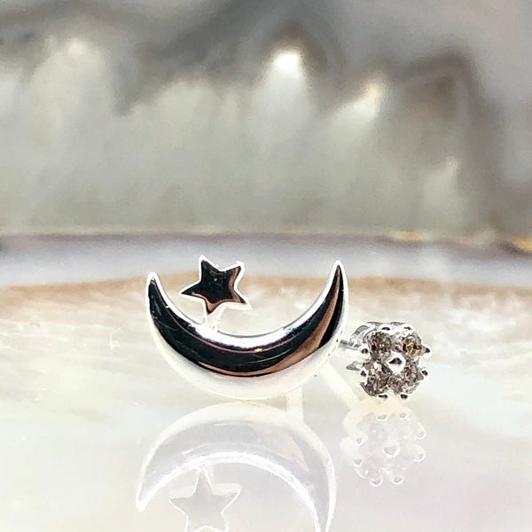 Moons and Star Sparkle studs