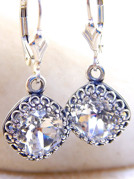 Kara Drop Earrings - Classic Antique Crystal