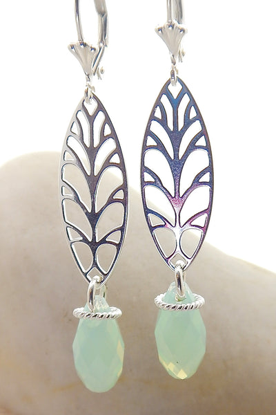 Claire Earrings - Stylized Tree of Life