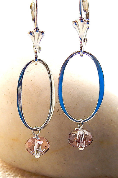 Aria Earrings - Crystal Links