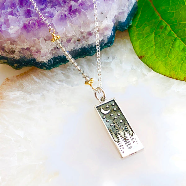 Tall Trees in the Night Necklace