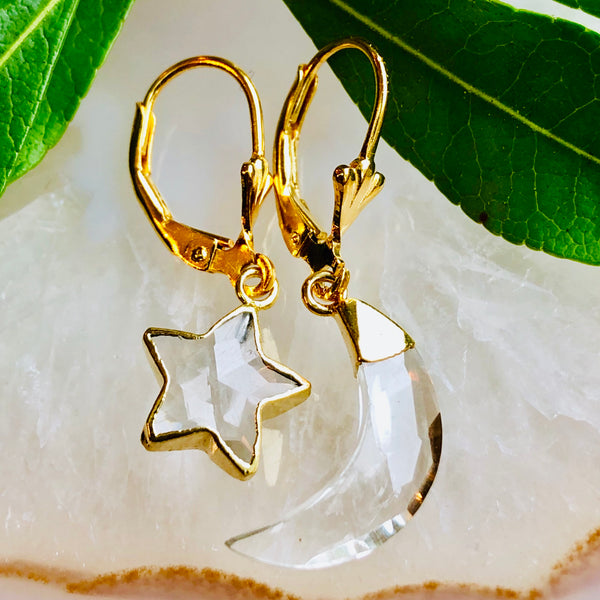 Star Luna Gemstone earrings